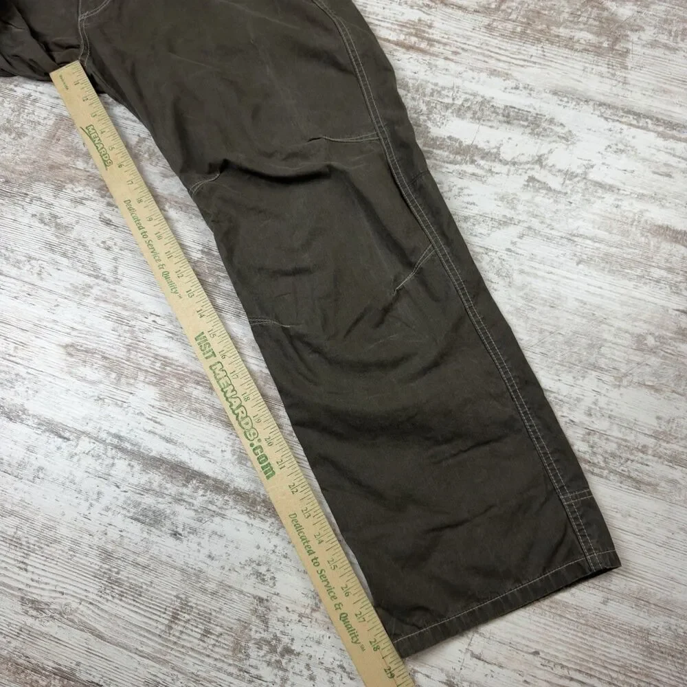 Kuhl Revolvr Hiking Pants Men 36x29 Brown Vintage Patina Dye Trail Workwear Gorp